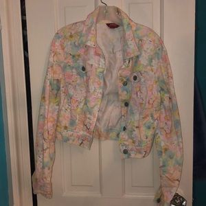 Arizona Jean Pastel Floral Jacket